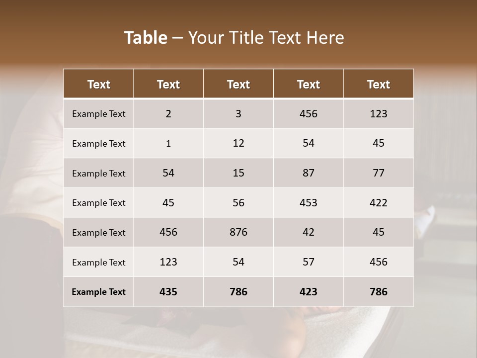 Thailand Caucasian Tropical PowerPoint Template