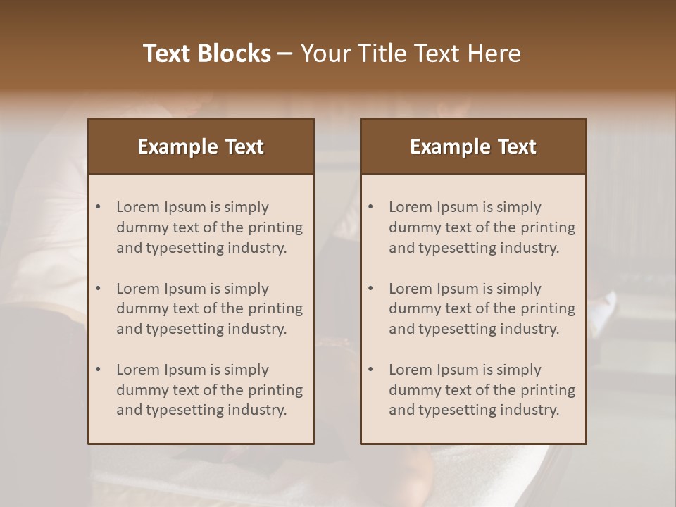 Thailand Caucasian Tropical PowerPoint Template