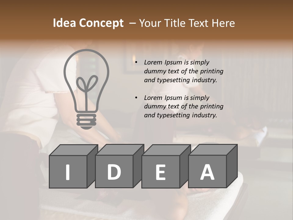 Thailand Caucasian Tropical PowerPoint Template