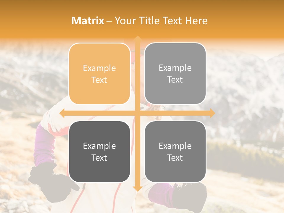 Country Smiling Winter PowerPoint Template