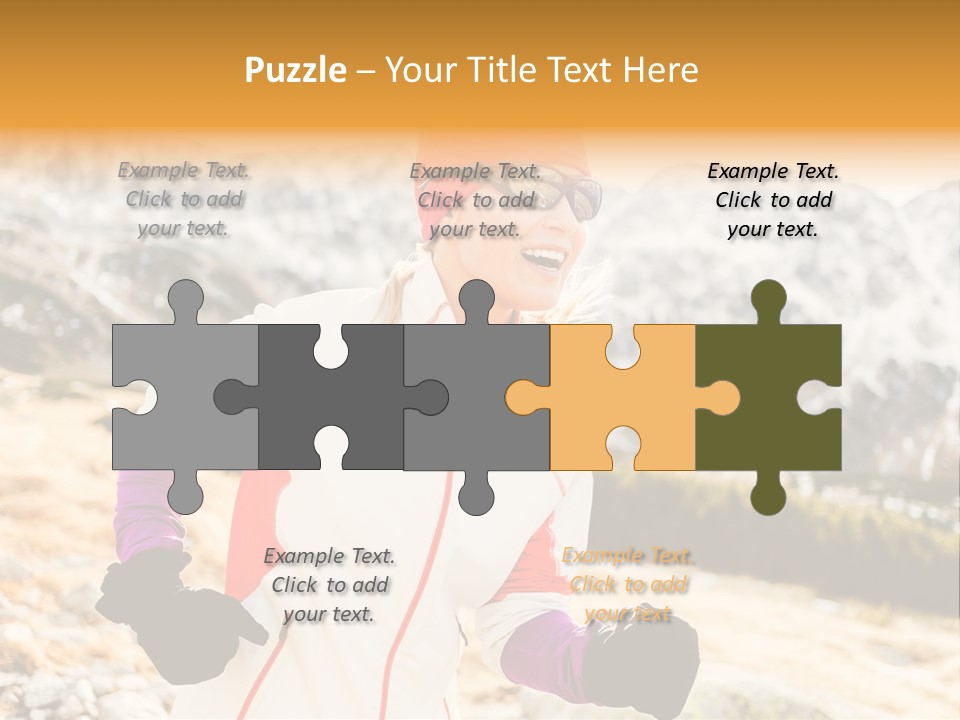 Country Smiling Winter PowerPoint Template