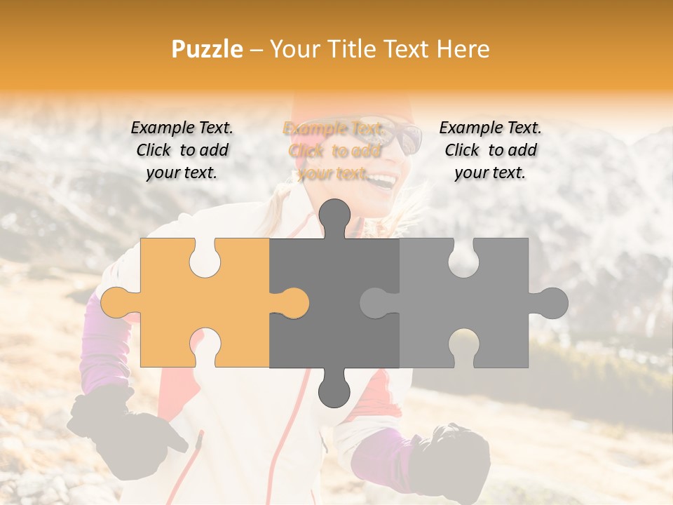 Country Smiling Winter PowerPoint Template