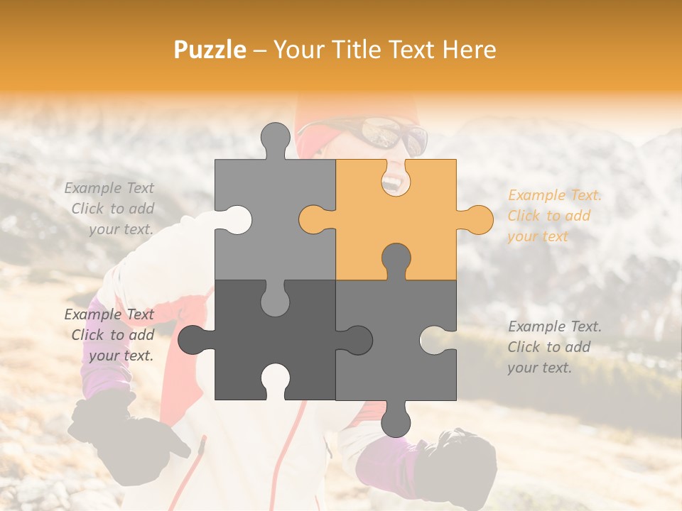 Country Smiling Winter PowerPoint Template