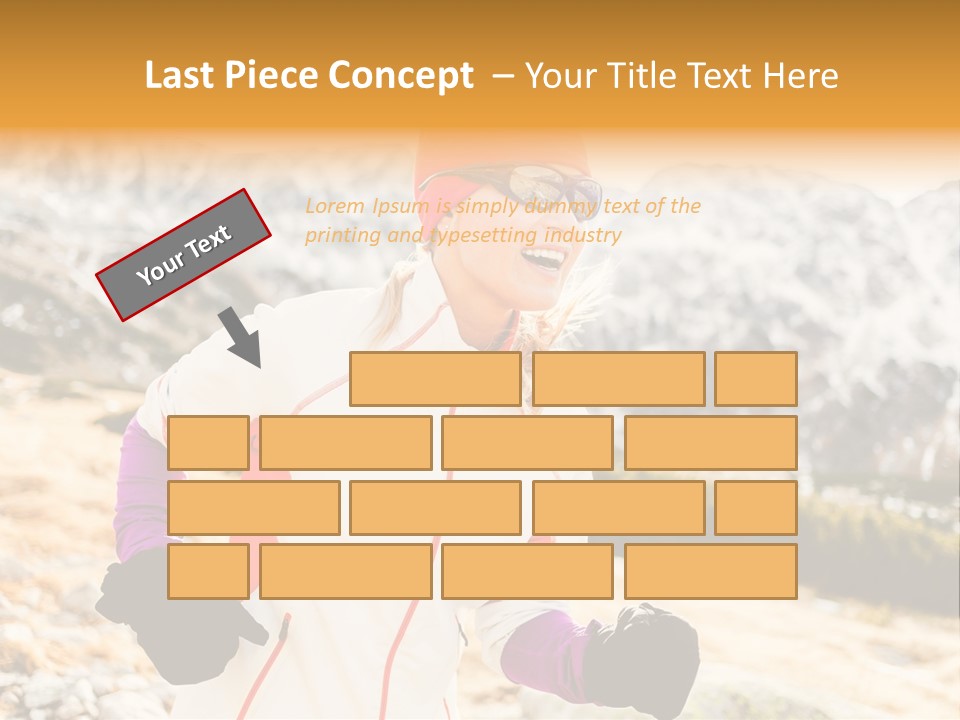 Country Smiling Winter PowerPoint Template
