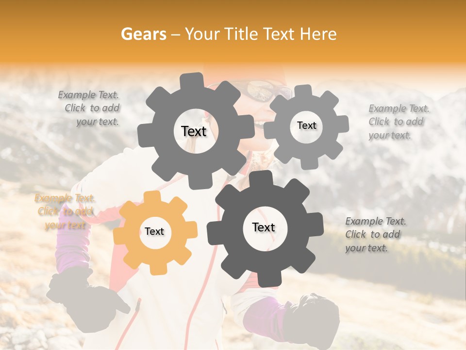 Country Smiling Winter PowerPoint Template