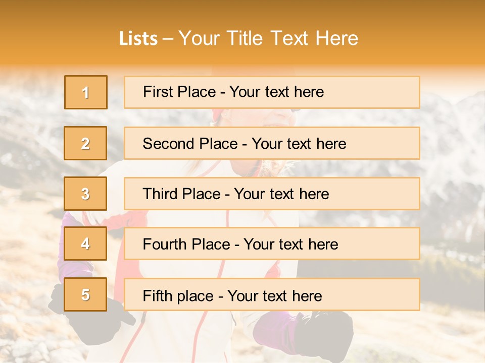 Country Smiling Winter PowerPoint Template