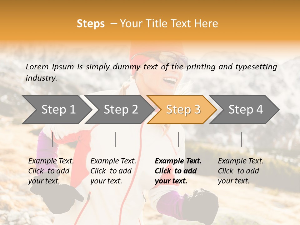 Country Smiling Winter PowerPoint Template