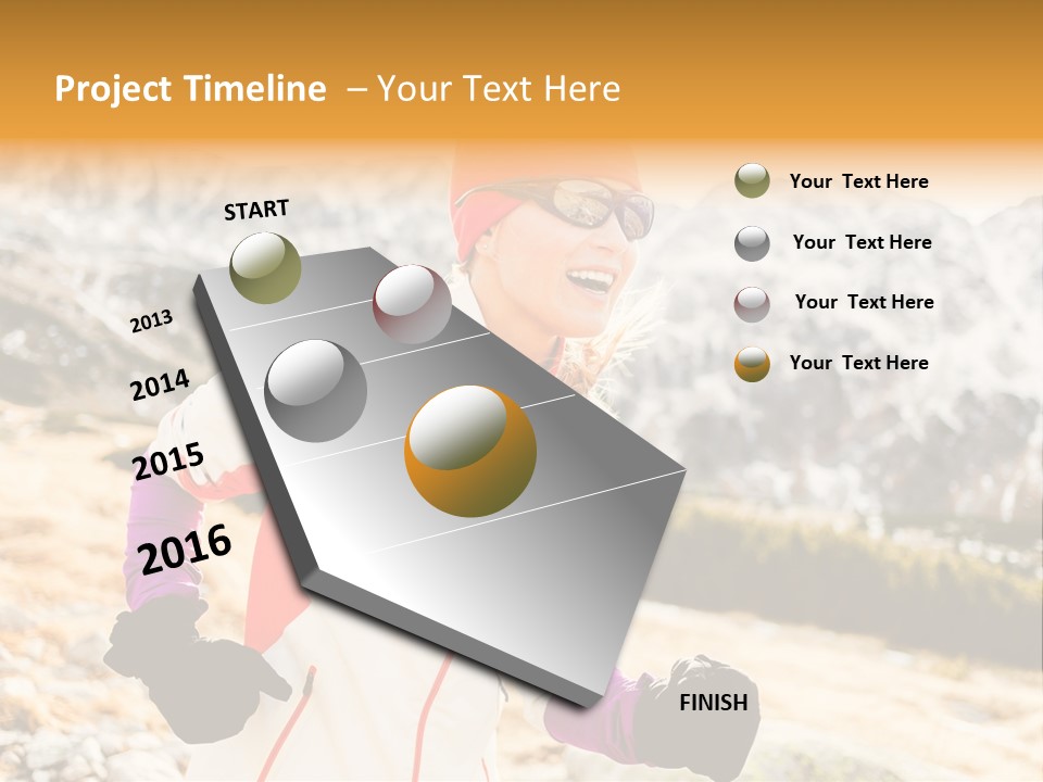 Country Smiling Winter PowerPoint Template