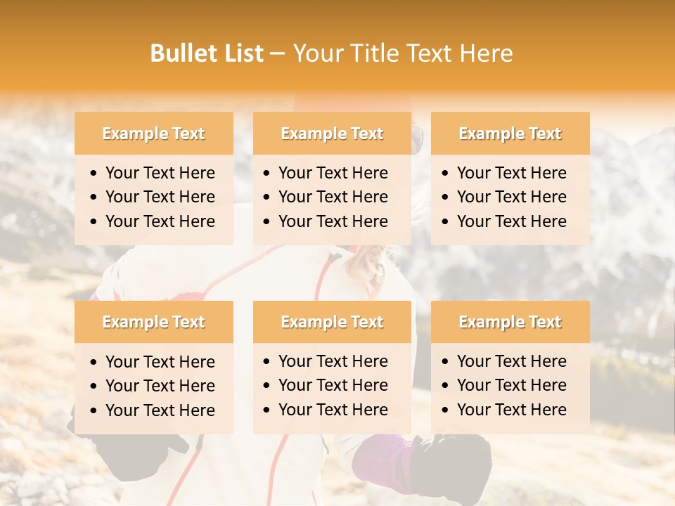 Country Smiling Winter PowerPoint Template