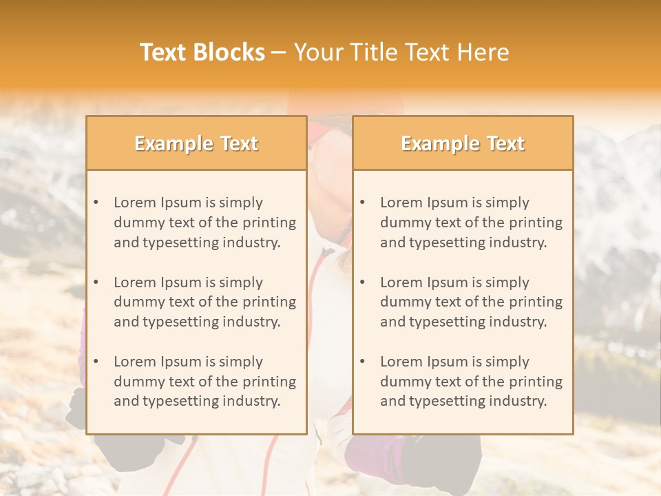 Country Smiling Winter PowerPoint Template