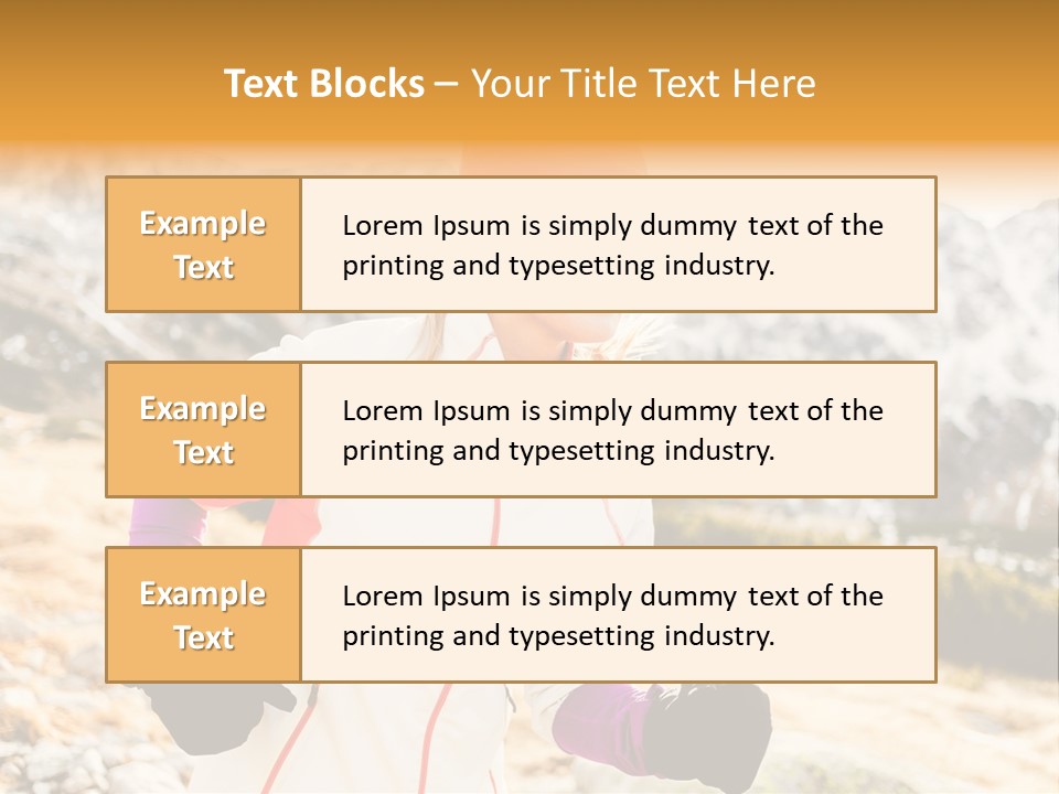 Country Smiling Winter PowerPoint Template