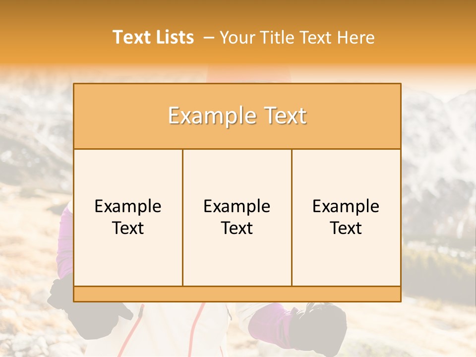Country Smiling Winter PowerPoint Template