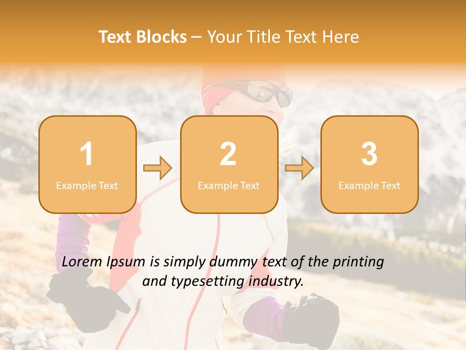 Country Smiling Winter PowerPoint Template