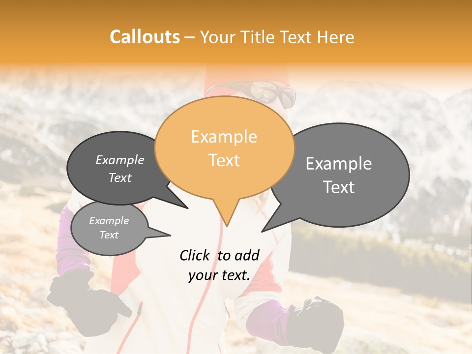 Country Smiling Winter PowerPoint Template