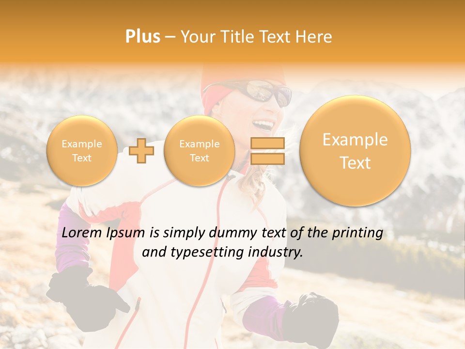 Country Smiling Winter PowerPoint Template