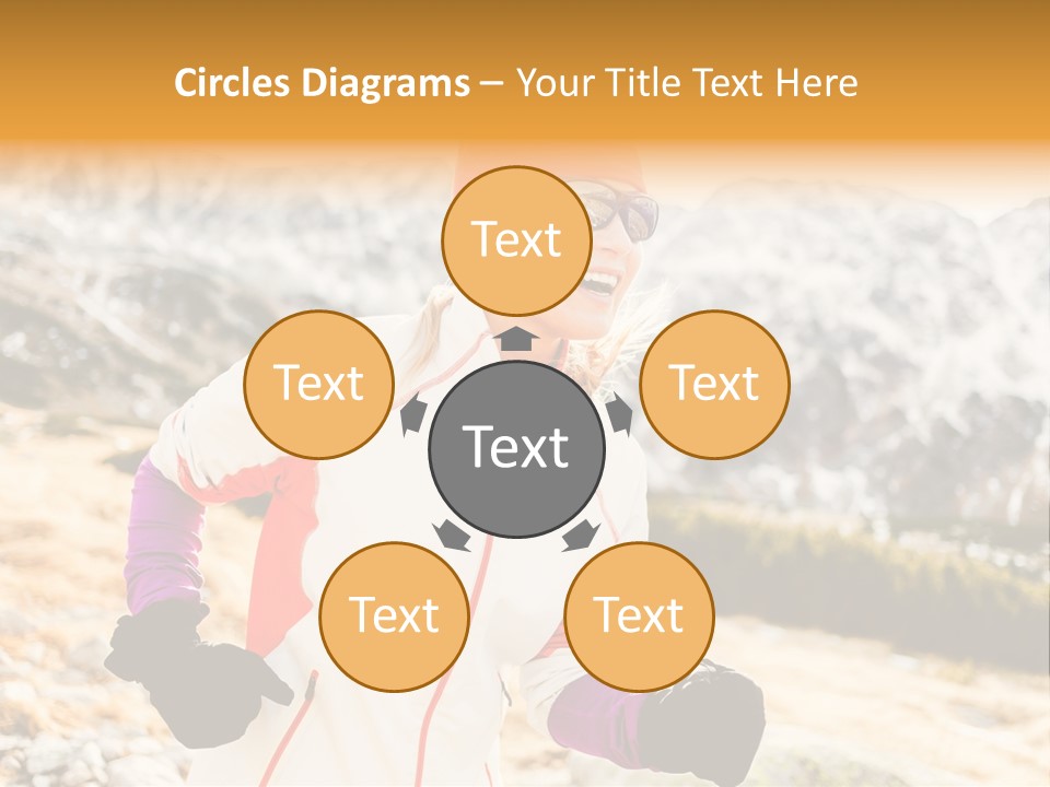 Country Smiling Winter PowerPoint Template