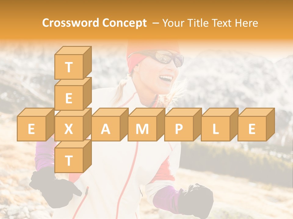 Country Smiling Winter PowerPoint Template