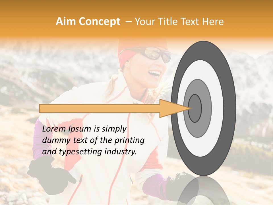 Country Smiling Winter PowerPoint Template