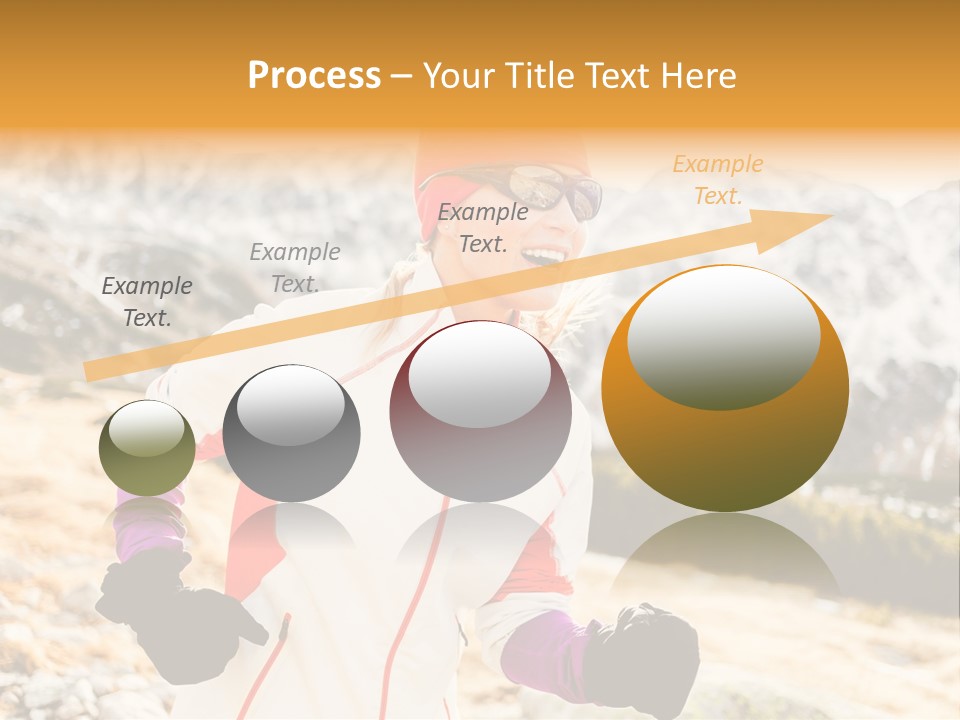 Country Smiling Winter PowerPoint Template