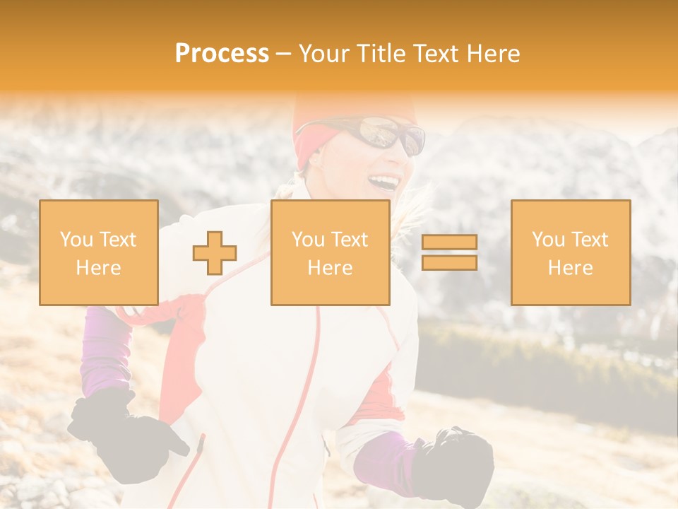 Country Smiling Winter PowerPoint Template