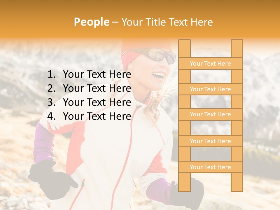 Country Smiling Winter PowerPoint Template