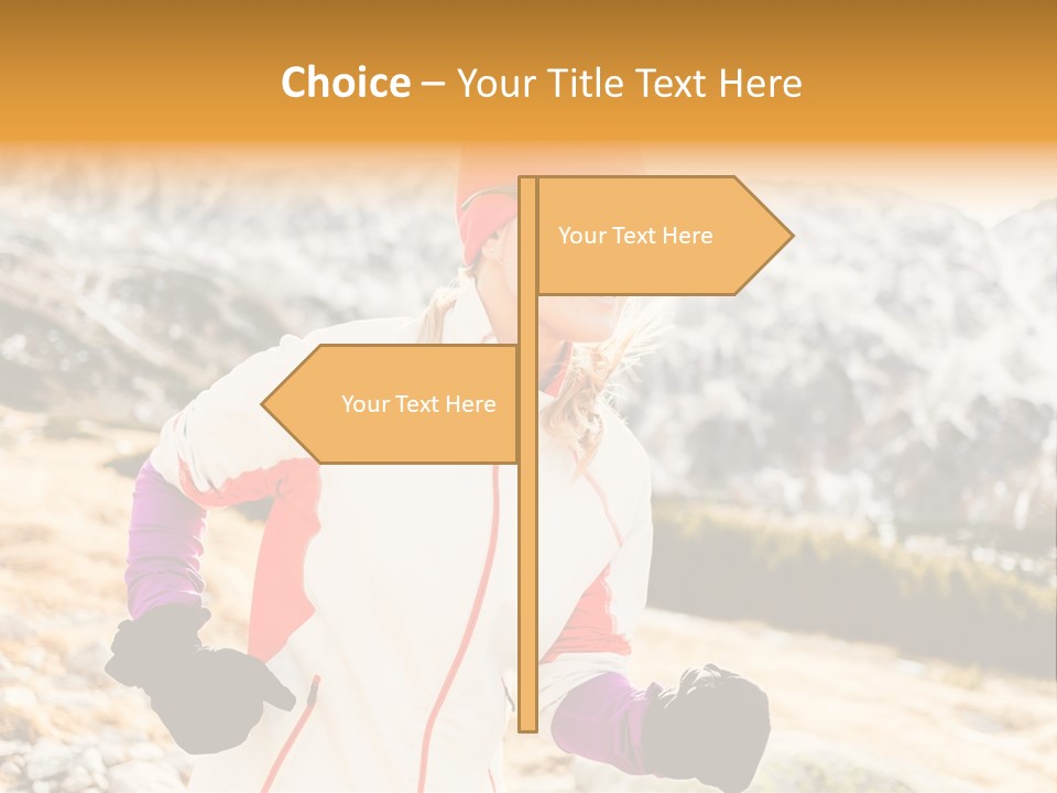 Country Smiling Winter PowerPoint Template