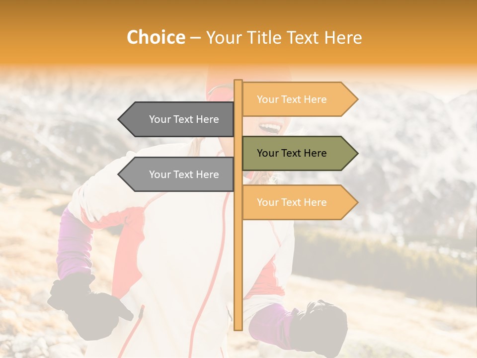 Country Smiling Winter PowerPoint Template