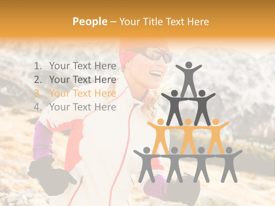 Country Smiling Winter PowerPoint Template