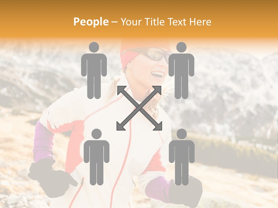 Country Smiling Winter PowerPoint Template