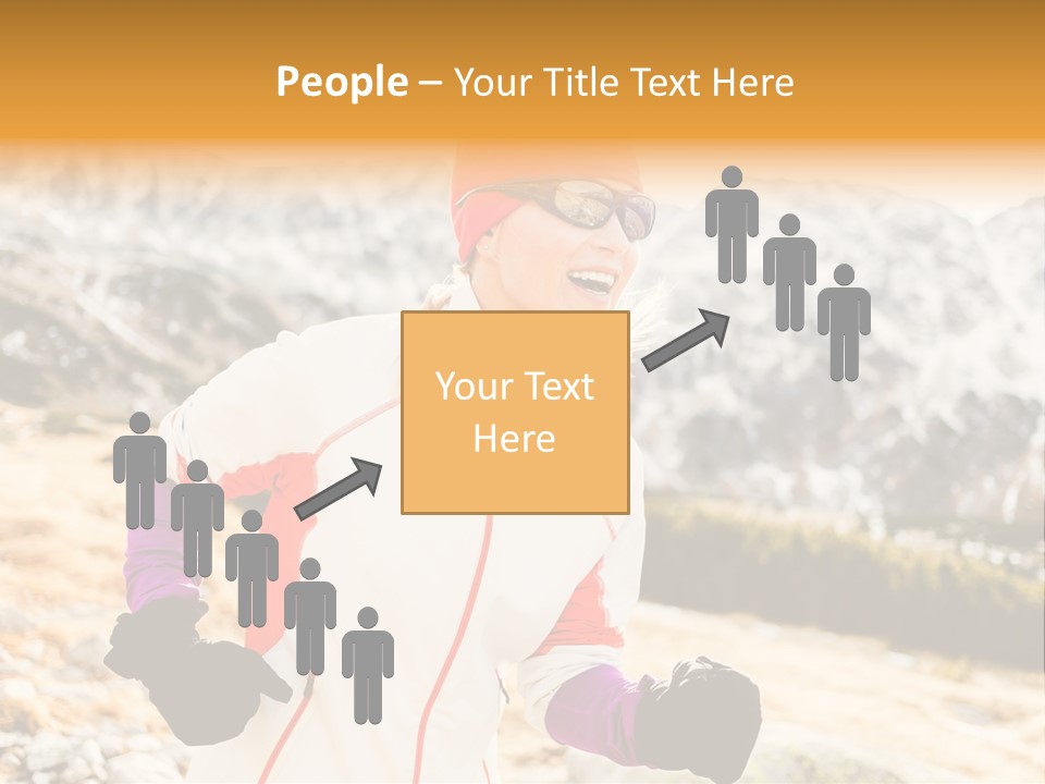 Country Smiling Winter PowerPoint Template