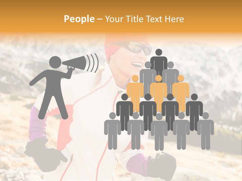 Country Smiling Winter PowerPoint Template