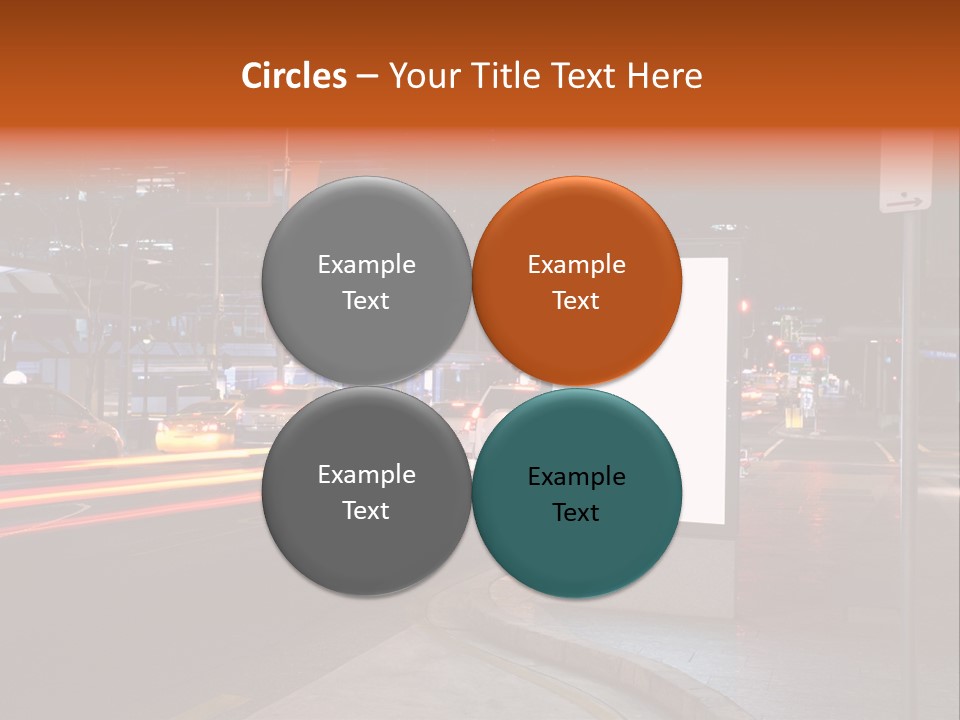 Simple Message Lantern PowerPoint Template