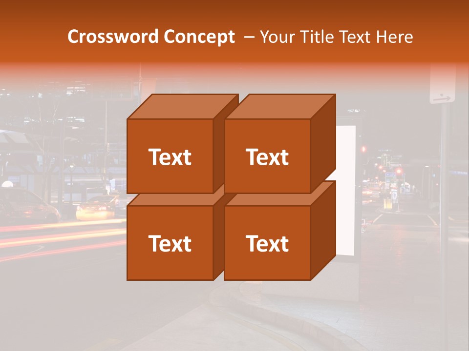 Simple Message Lantern PowerPoint Template
