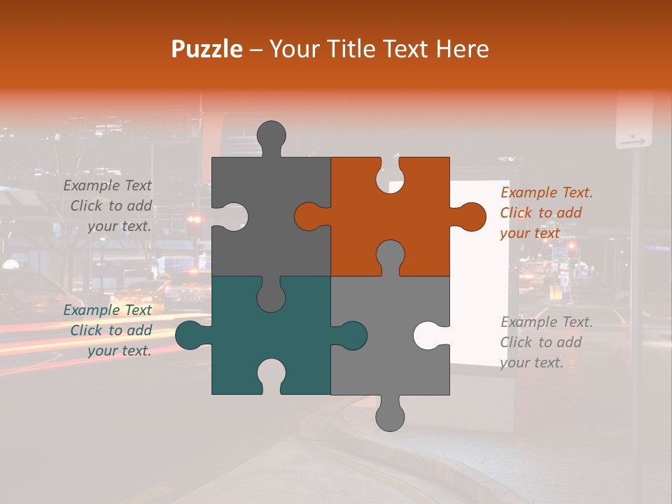 Simple Message Lantern PowerPoint Template