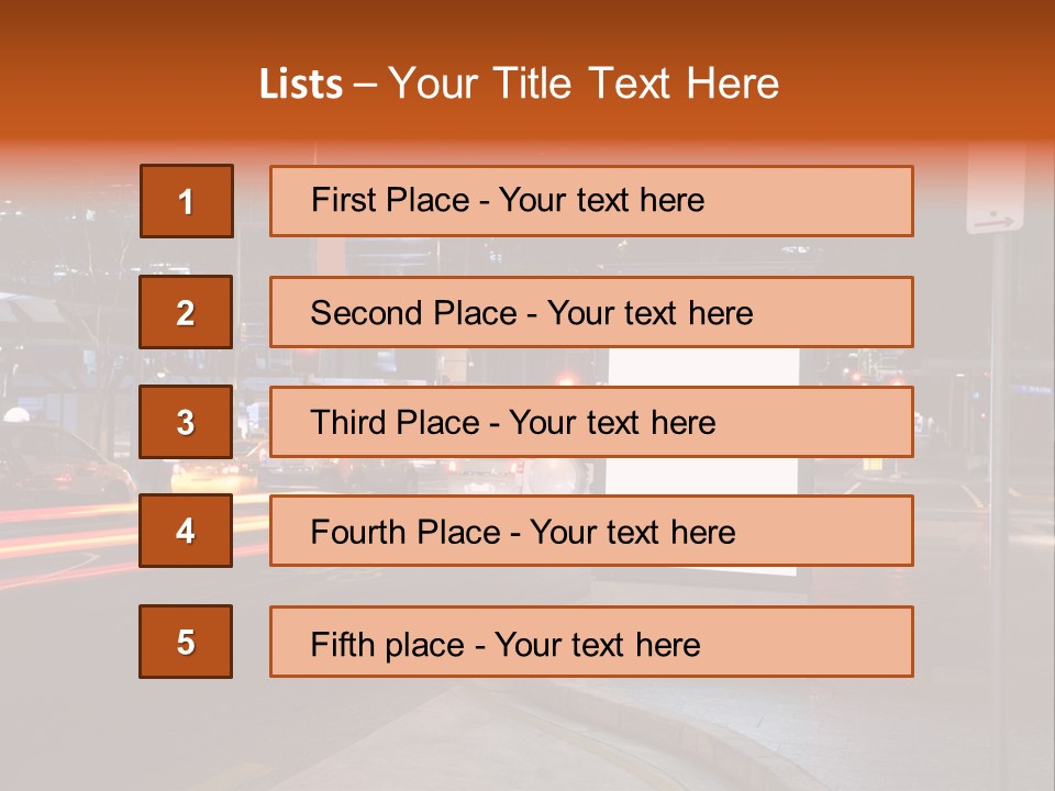 Simple Message Lantern PowerPoint Template