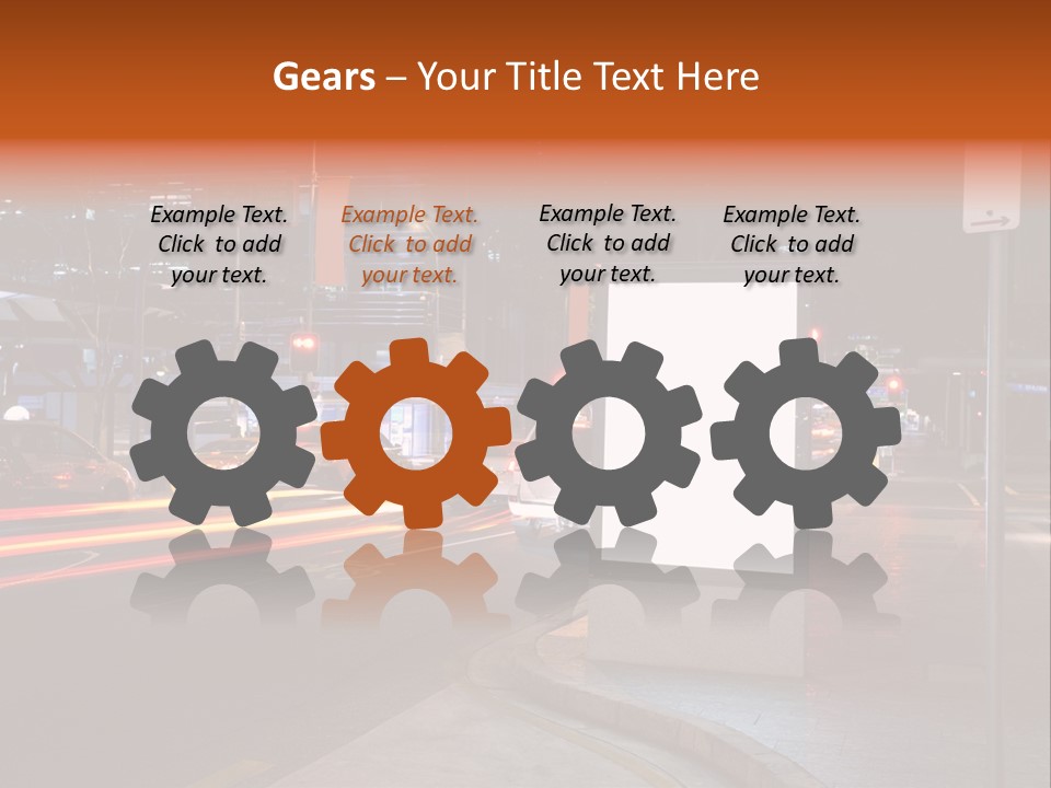 Simple Message Lantern PowerPoint Template