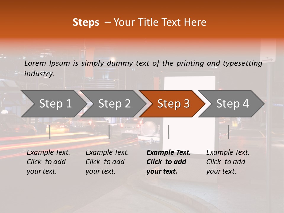 Simple Message Lantern PowerPoint Template