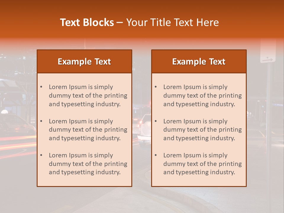Simple Message Lantern PowerPoint Template