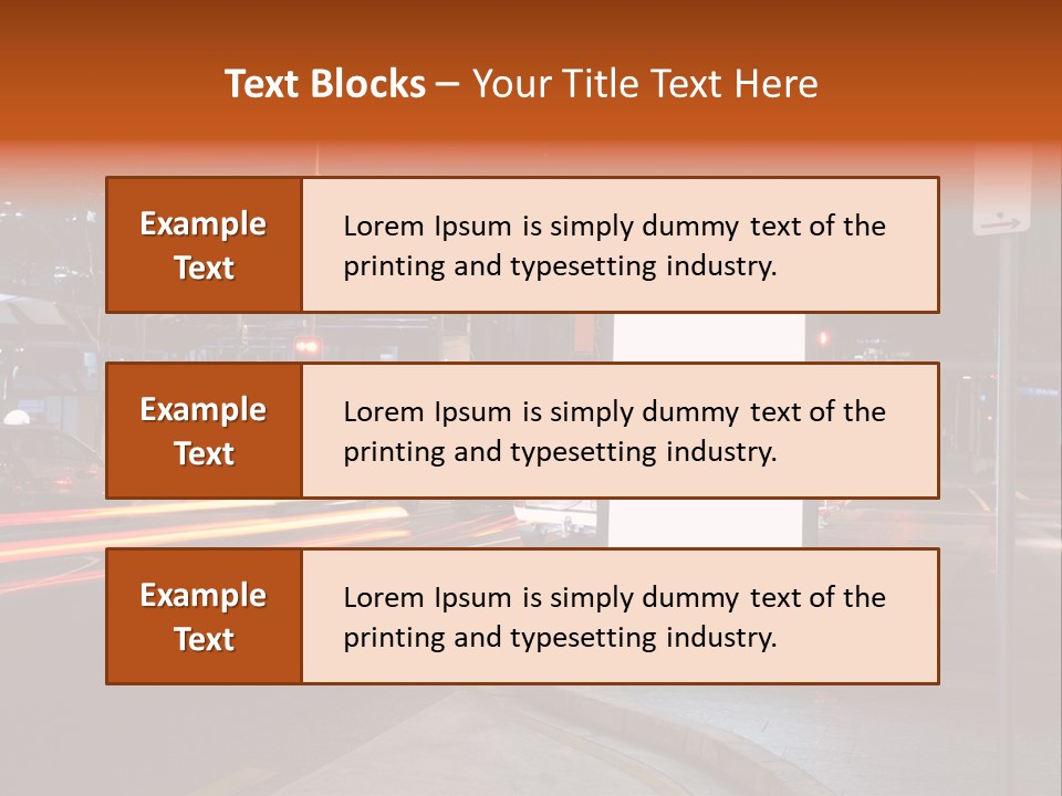 Simple Message Lantern PowerPoint Template