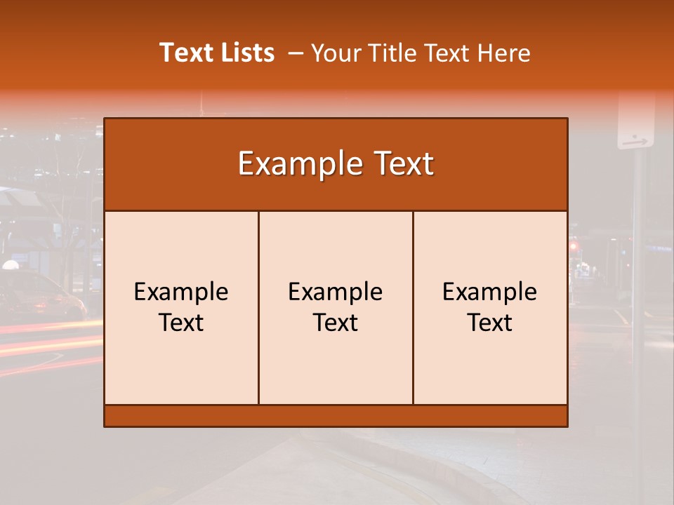 Simple Message Lantern PowerPoint Template