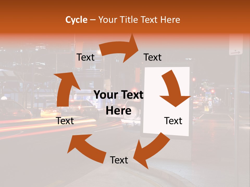 Simple Message Lantern PowerPoint Template
