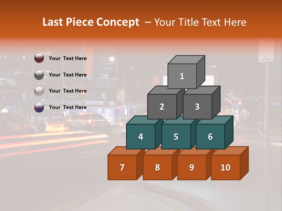Simple Message Lantern PowerPoint Template