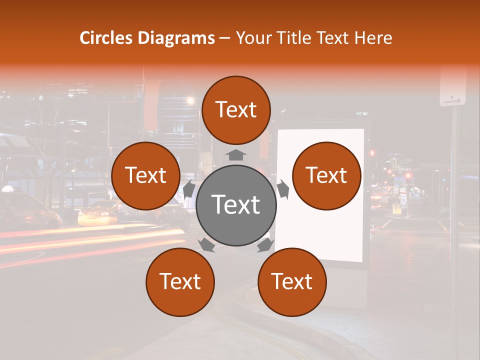 Simple Message Lantern PowerPoint Template