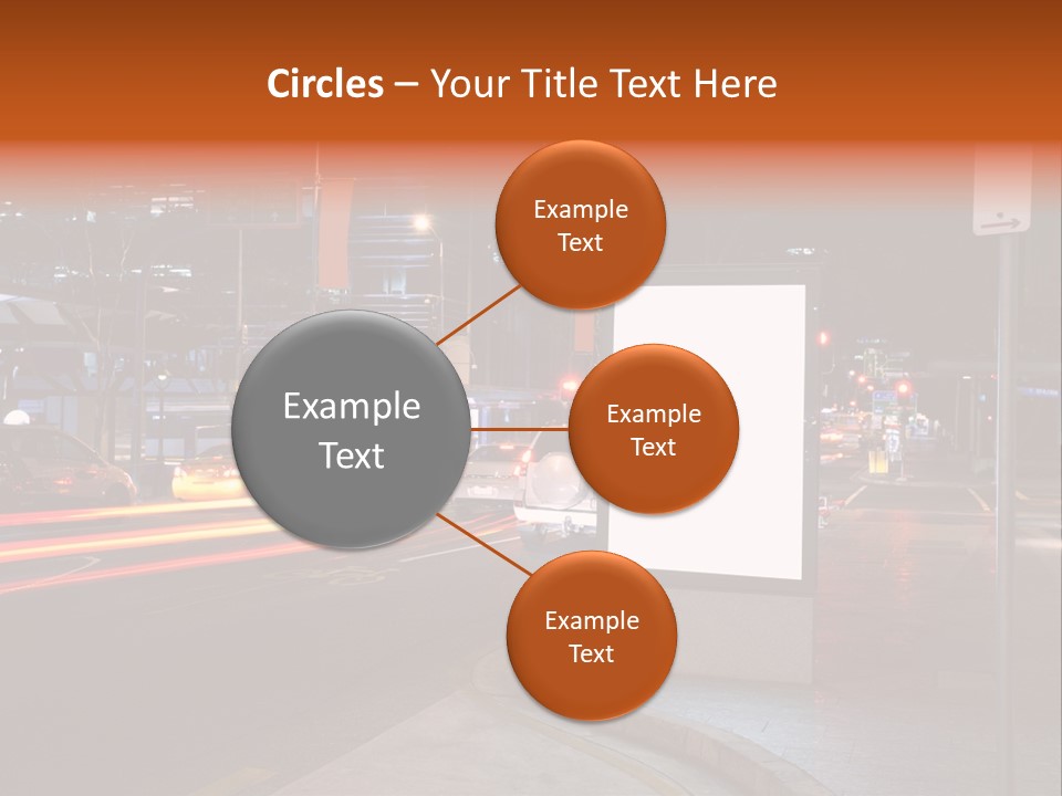 Simple Message Lantern PowerPoint Template
