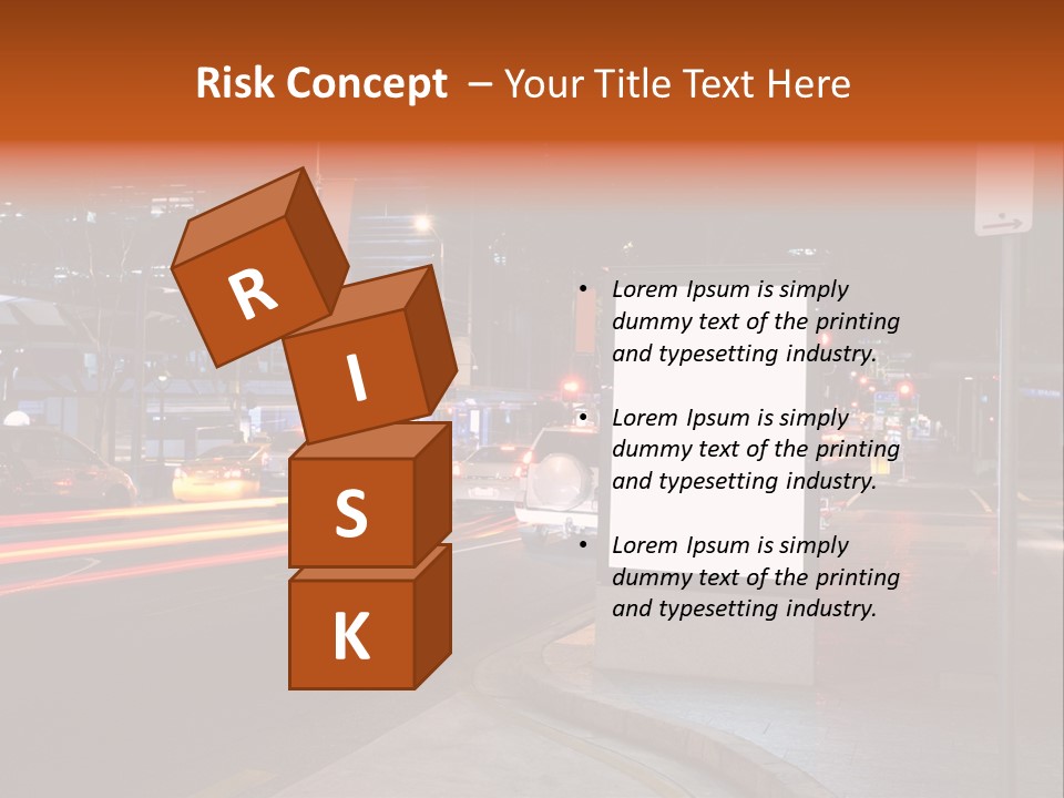 Simple Message Lantern PowerPoint Template