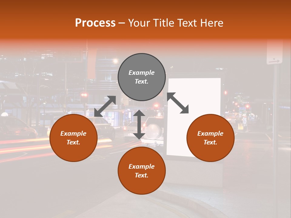 Simple Message Lantern PowerPoint Template
