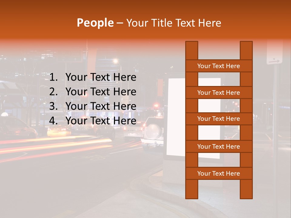 Simple Message Lantern PowerPoint Template