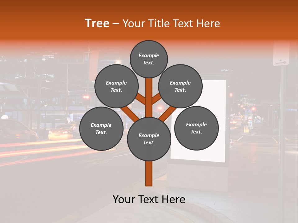 Simple Message Lantern PowerPoint Template
