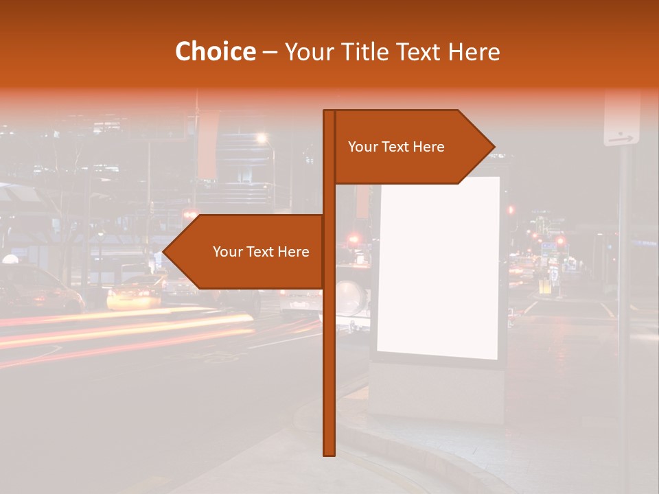 Simple Message Lantern PowerPoint Template