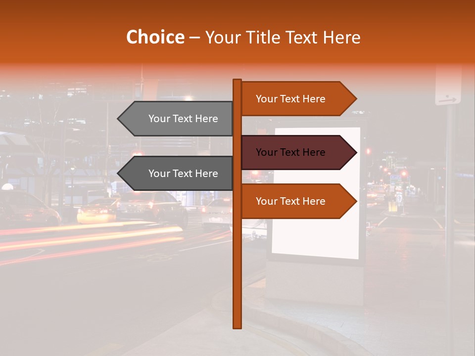Simple Message Lantern PowerPoint Template